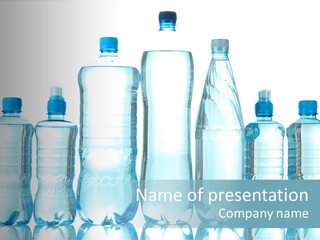 Many Eco Bottled PowerPoint Template