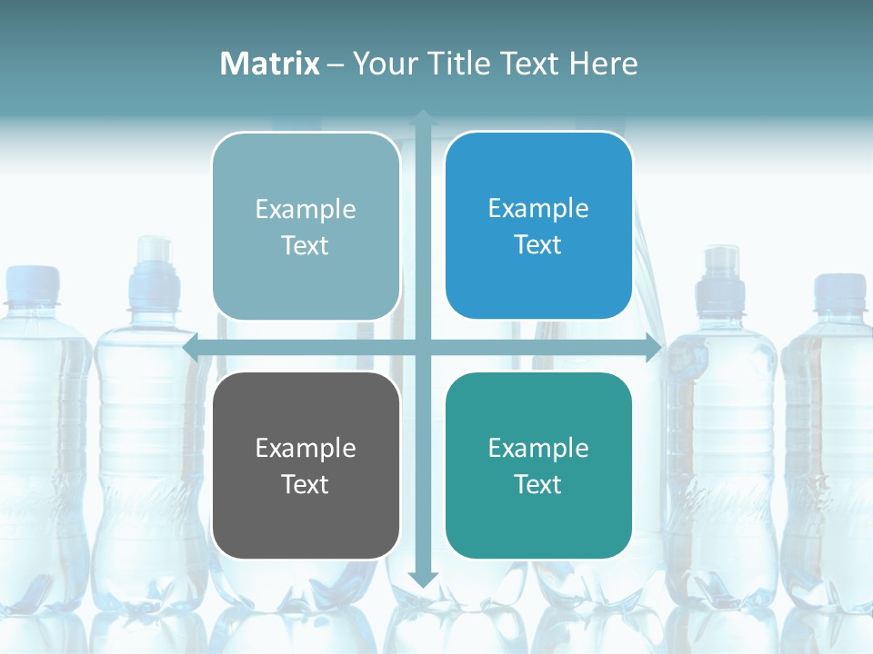 Many Eco Bottled PowerPoint Template