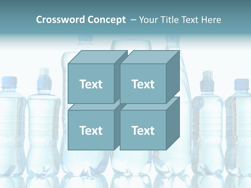 Many Eco Bottled PowerPoint Template