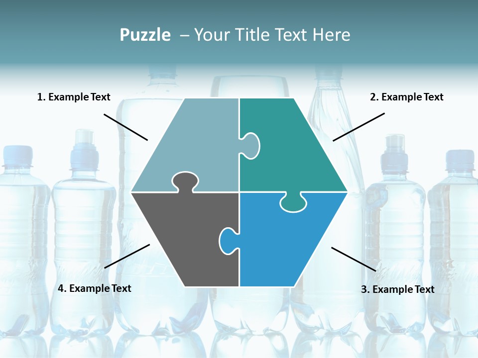 Many Eco Bottled PowerPoint Template