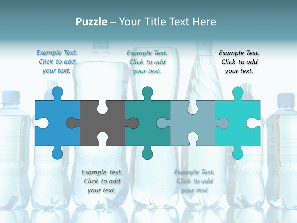 Many Eco Bottled PowerPoint Template