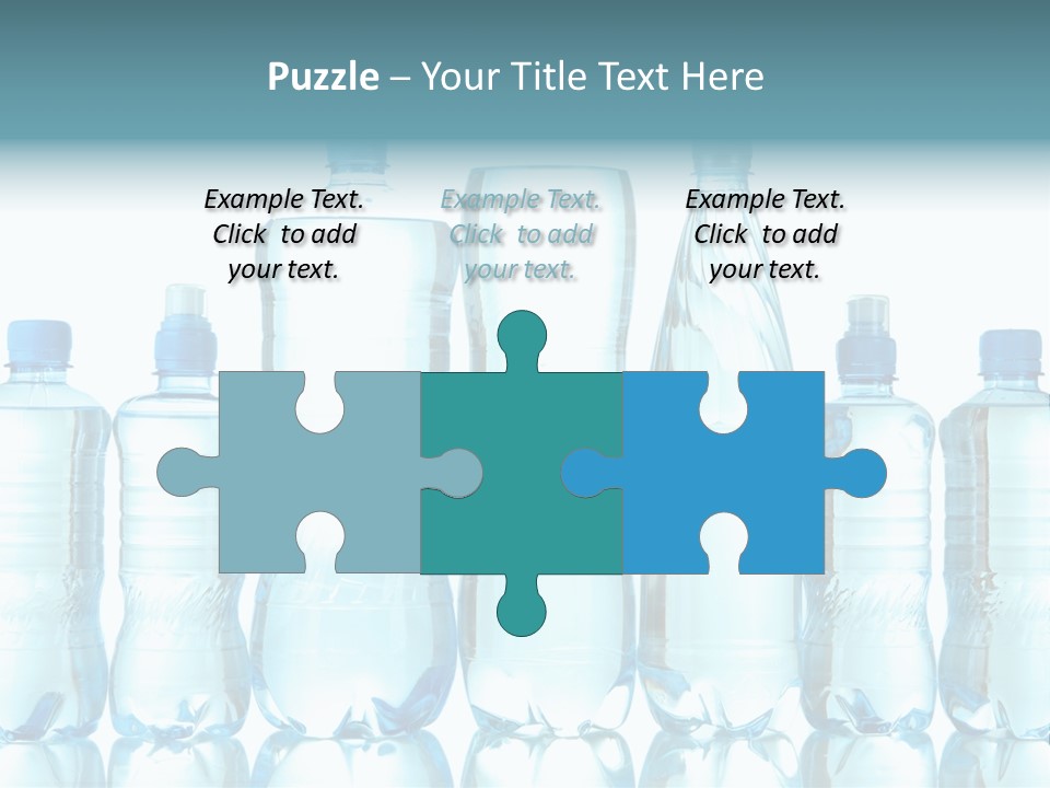 Many Eco Bottled PowerPoint Template