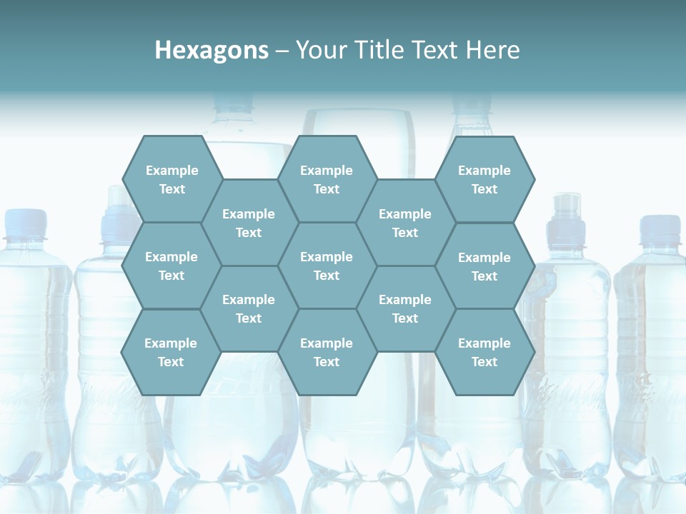 Many Eco Bottled PowerPoint Template