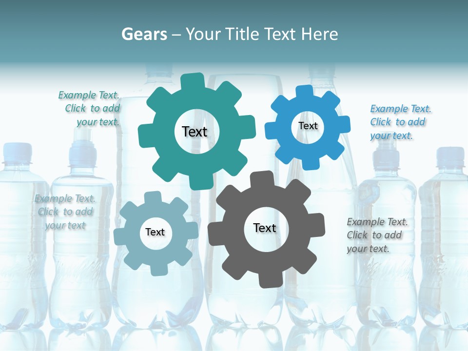 Many Eco Bottled PowerPoint Template