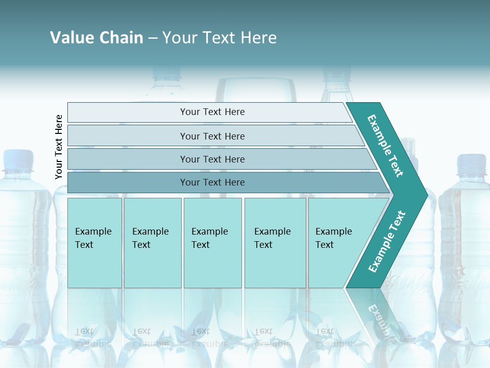 Many Eco Bottled PowerPoint Template