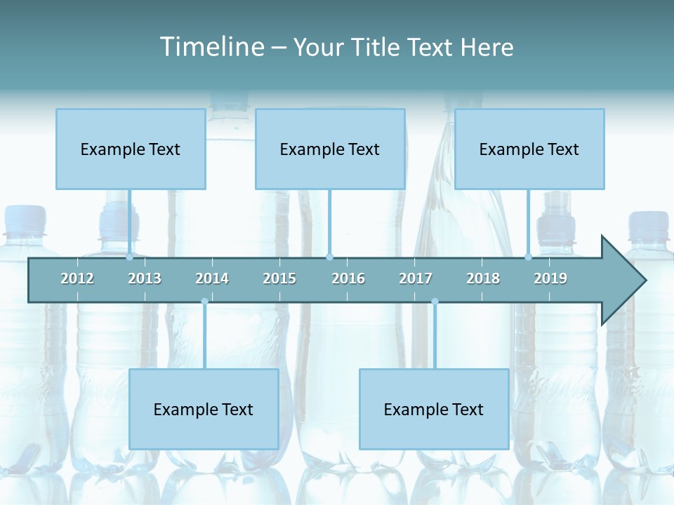 Many Eco Bottled PowerPoint Template