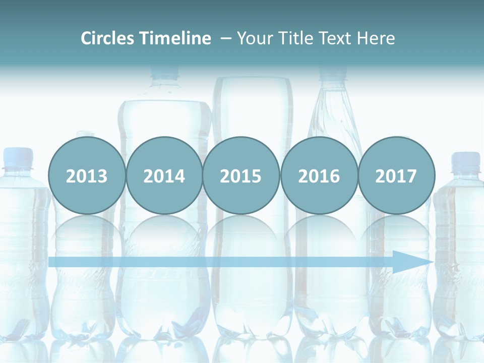 Many Eco Bottled PowerPoint Template