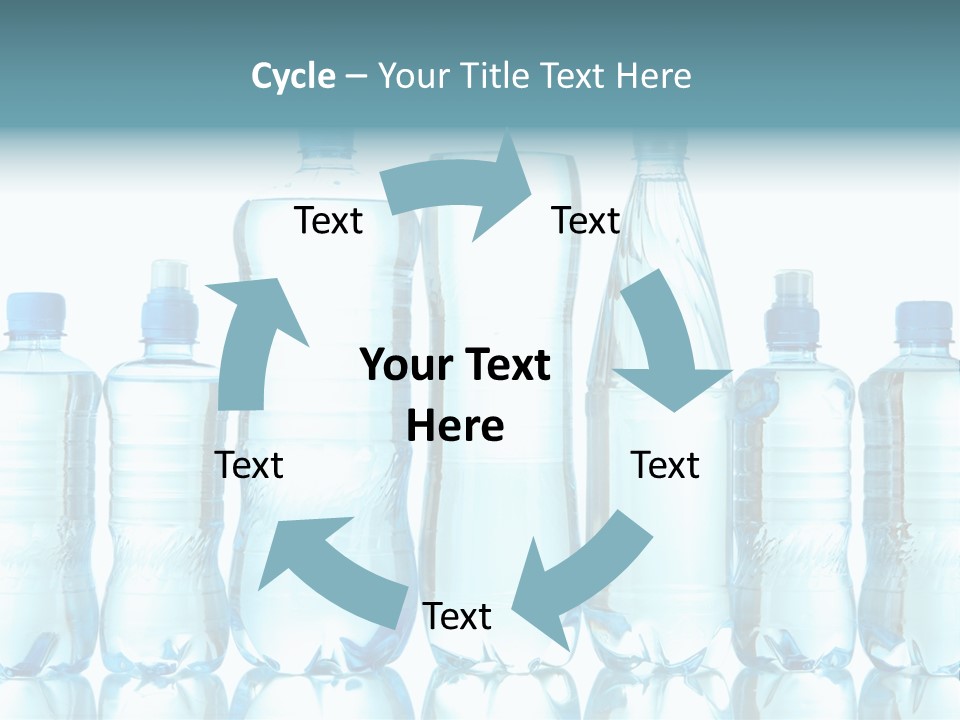 Many Eco Bottled PowerPoint Template