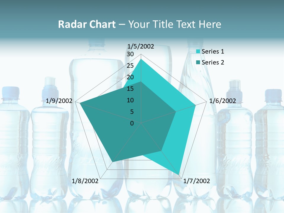 Many Eco Bottled PowerPoint Template