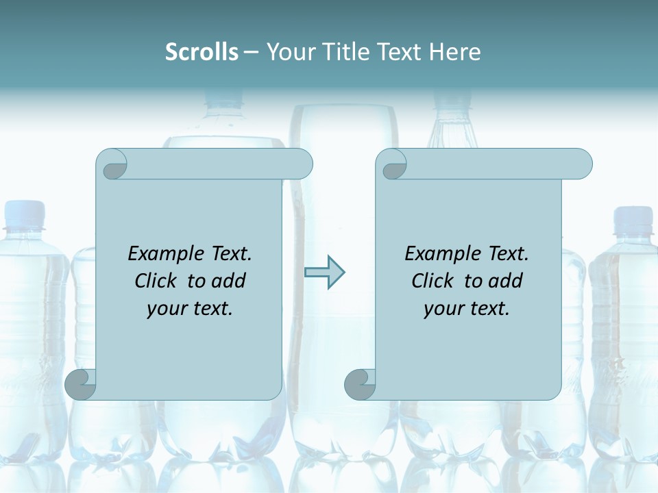 Many Eco Bottled PowerPoint Template