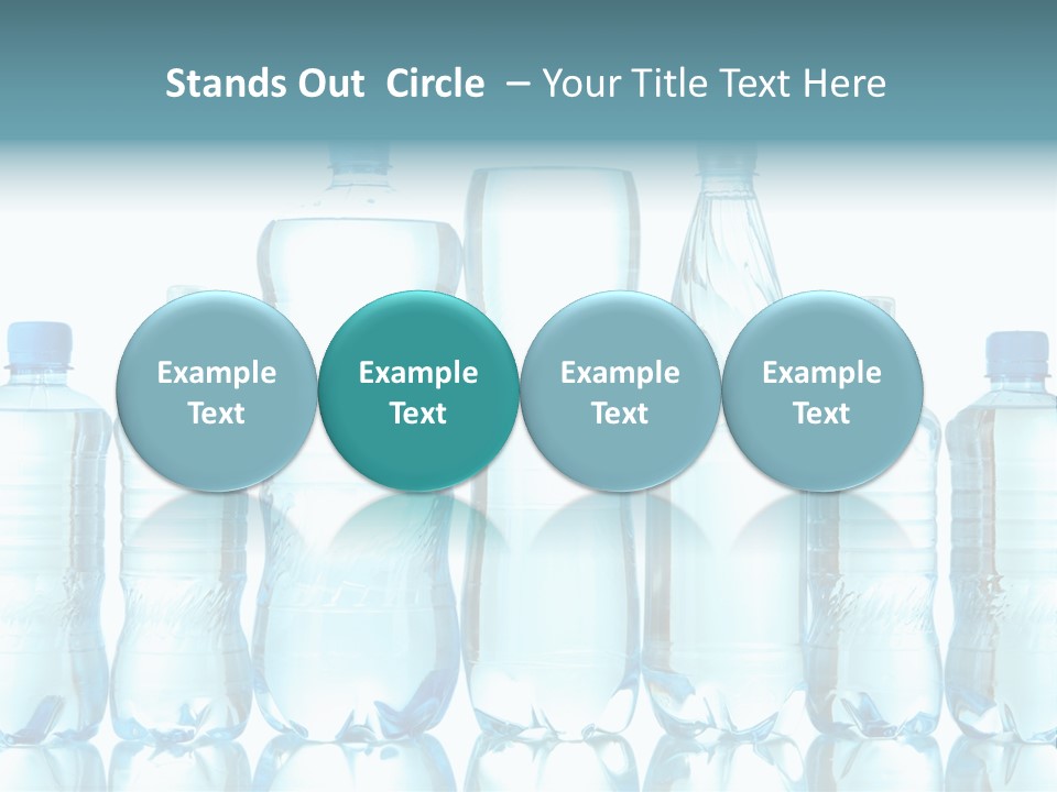Many Eco Bottled PowerPoint Template