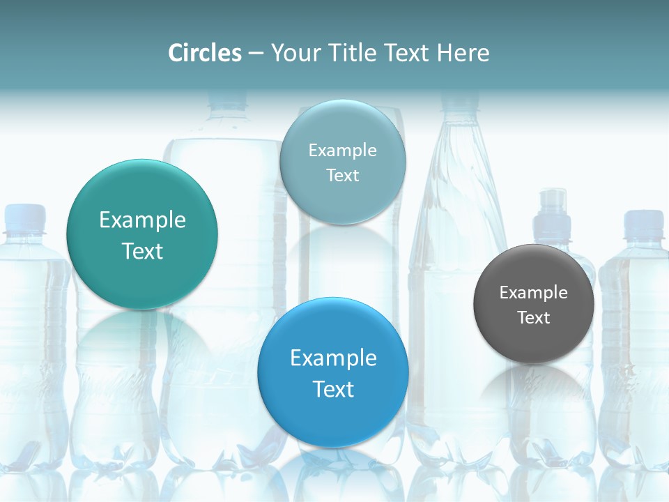 Many Eco Bottled PowerPoint Template