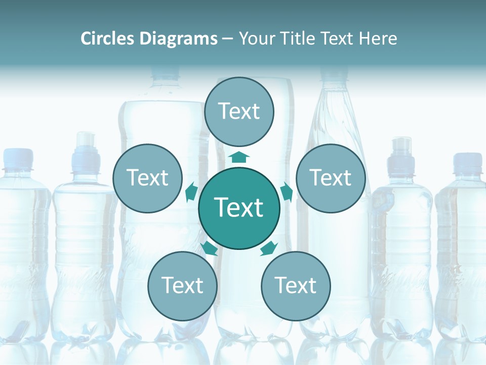 Many Eco Bottled PowerPoint Template