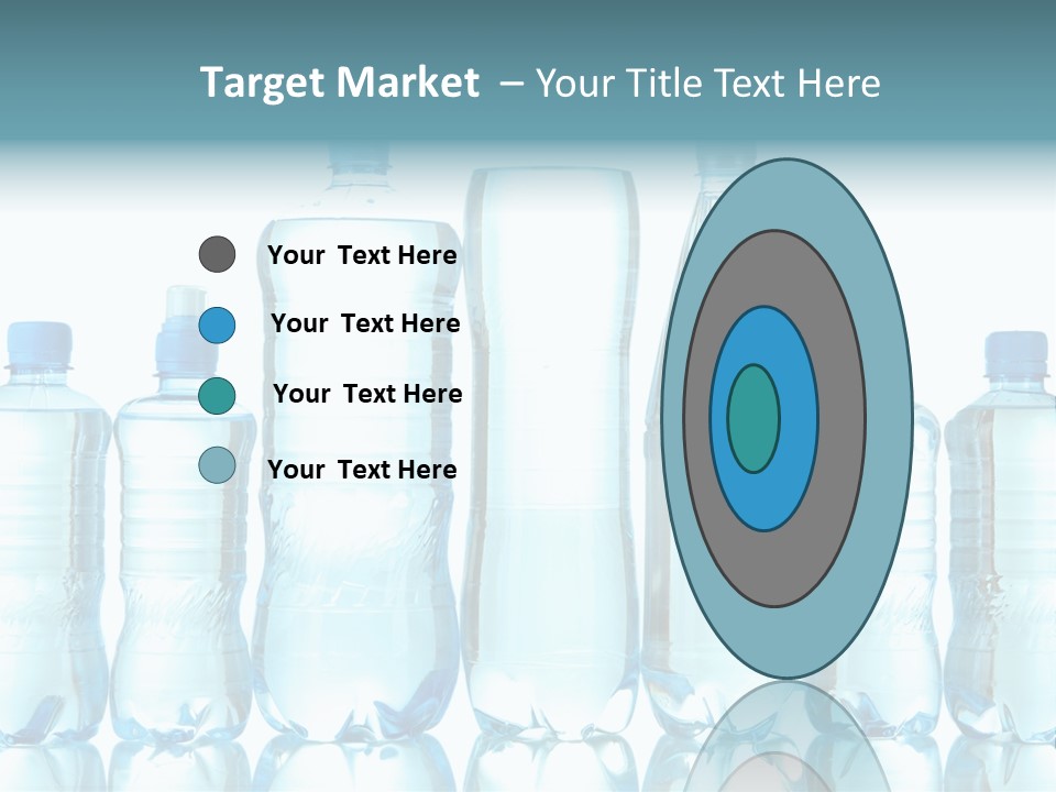 Many Eco Bottled PowerPoint Template