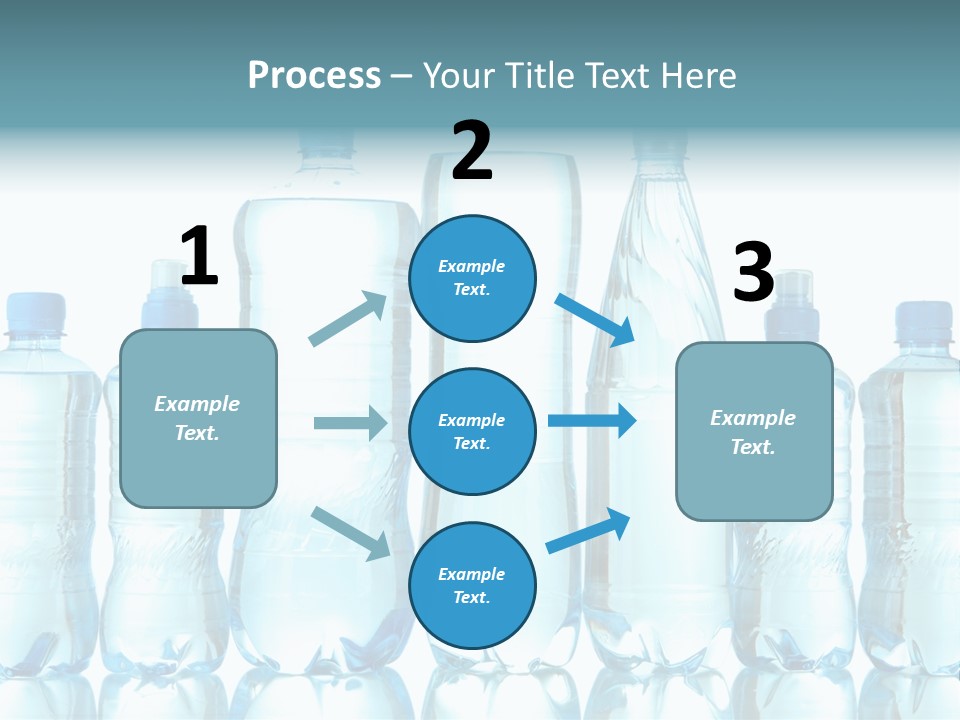 Many Eco Bottled PowerPoint Template