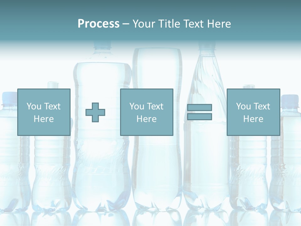 Many Eco Bottled PowerPoint Template