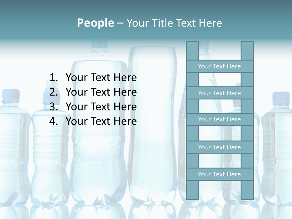 Many Eco Bottled PowerPoint Template