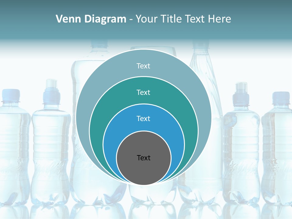 Many Eco Bottled PowerPoint Template