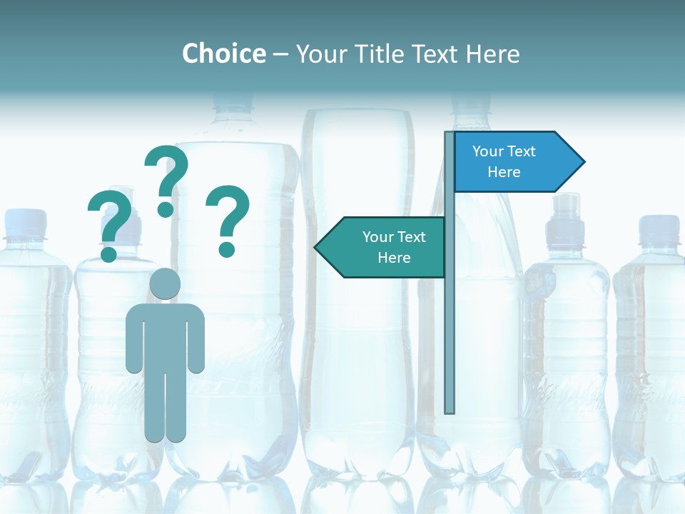 Many Eco Bottled PowerPoint Template
