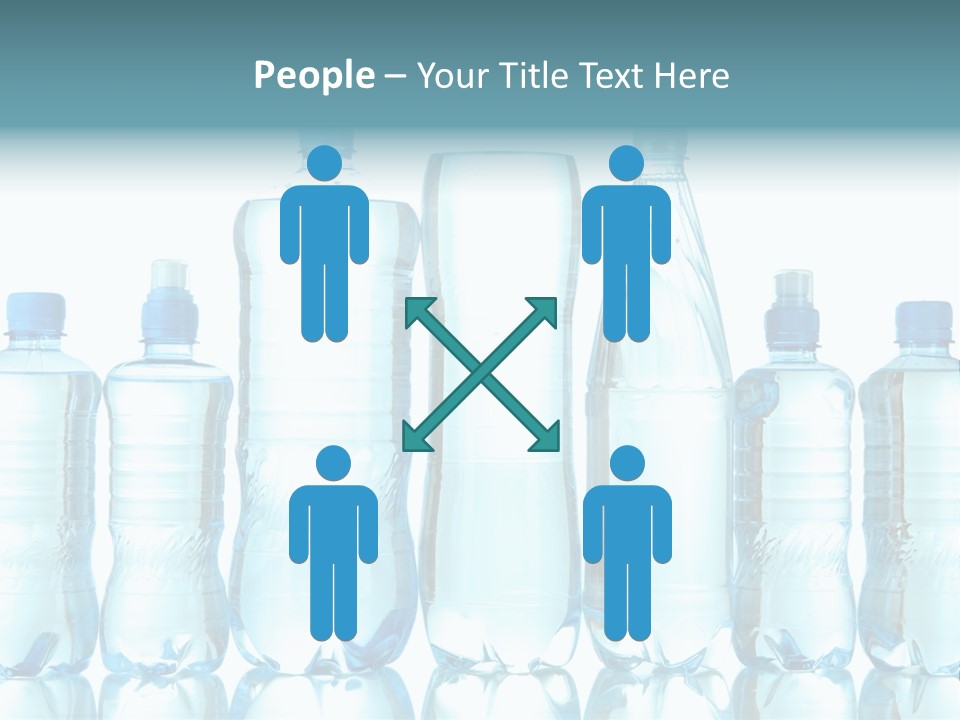 Many Eco Bottled PowerPoint Template