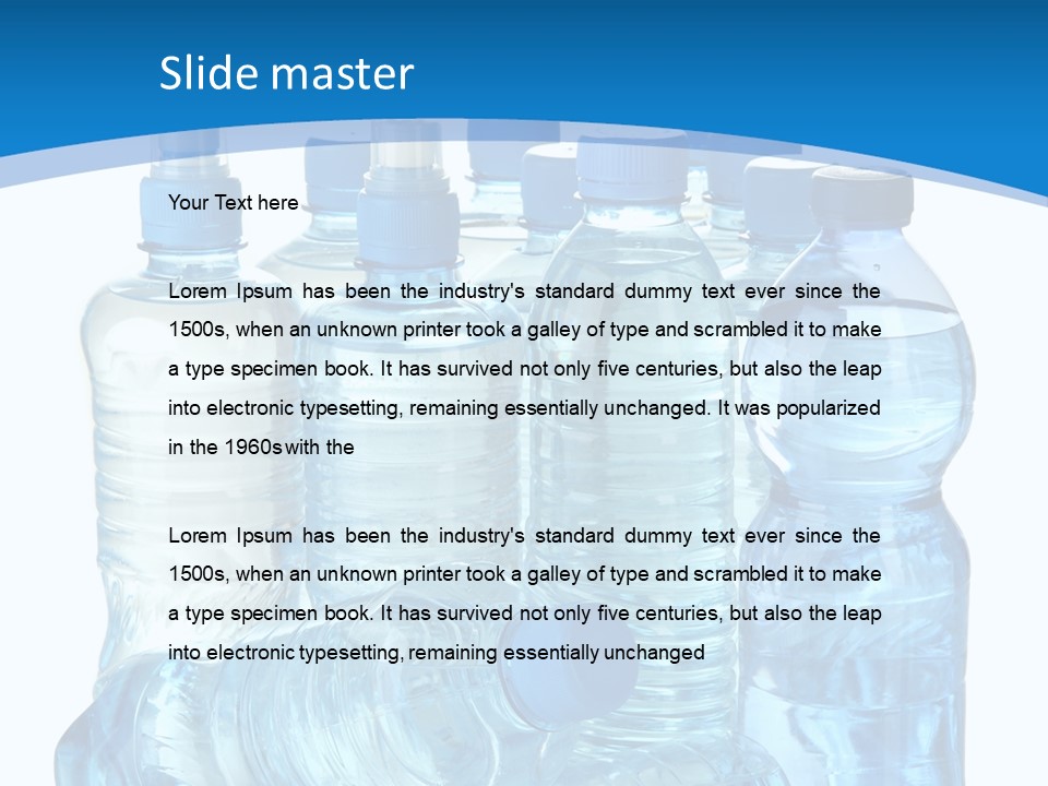 Hydrate Healthy Transparent PowerPoint Template