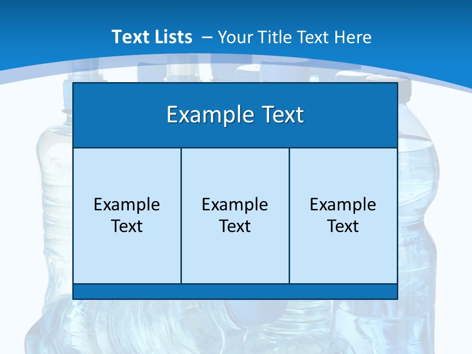 Hydrate Healthy Transparent PowerPoint Template