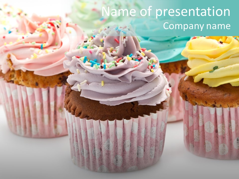 Lavender Frosting Green PowerPoint Template