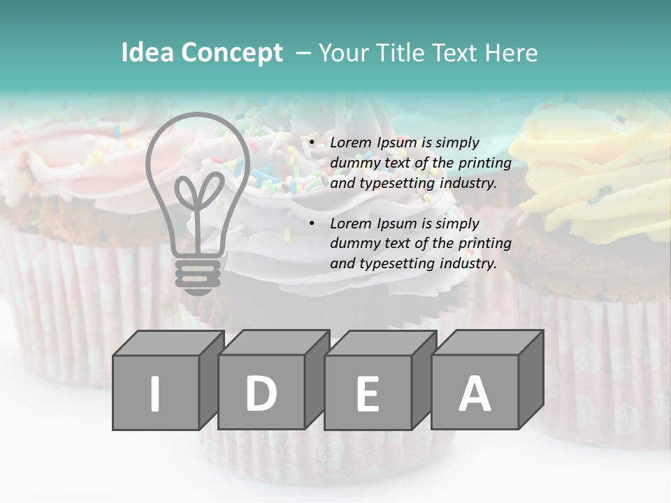 Lavender Frosting Green PowerPoint Template