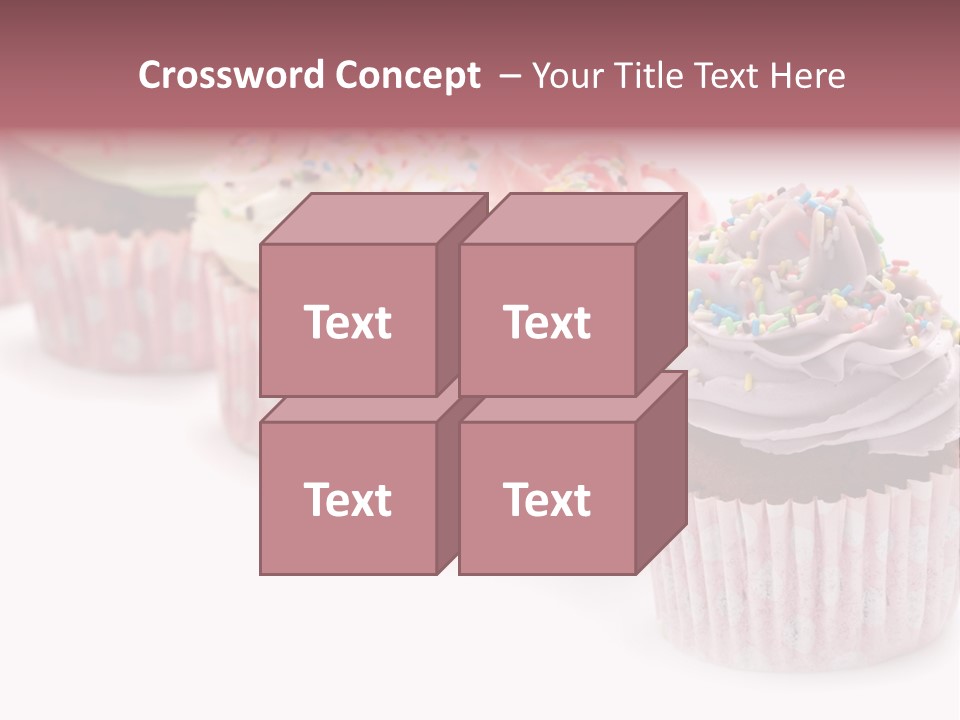 Iced Pastry Lavender PowerPoint Template