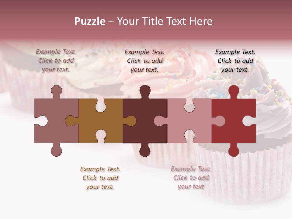 Iced Pastry Lavender PowerPoint Template