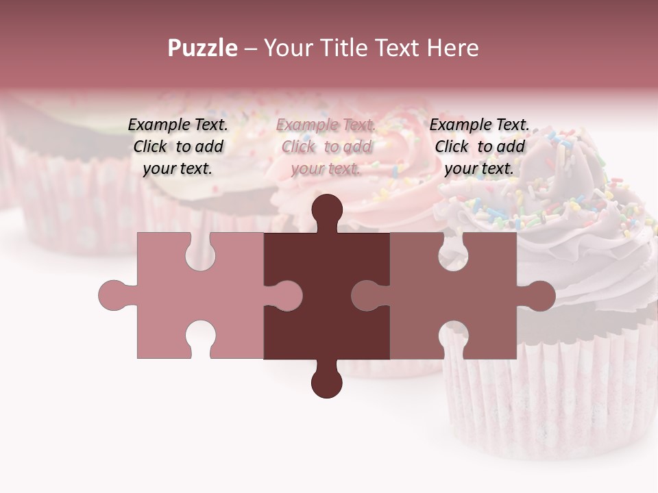 Iced Pastry Lavender PowerPoint Template