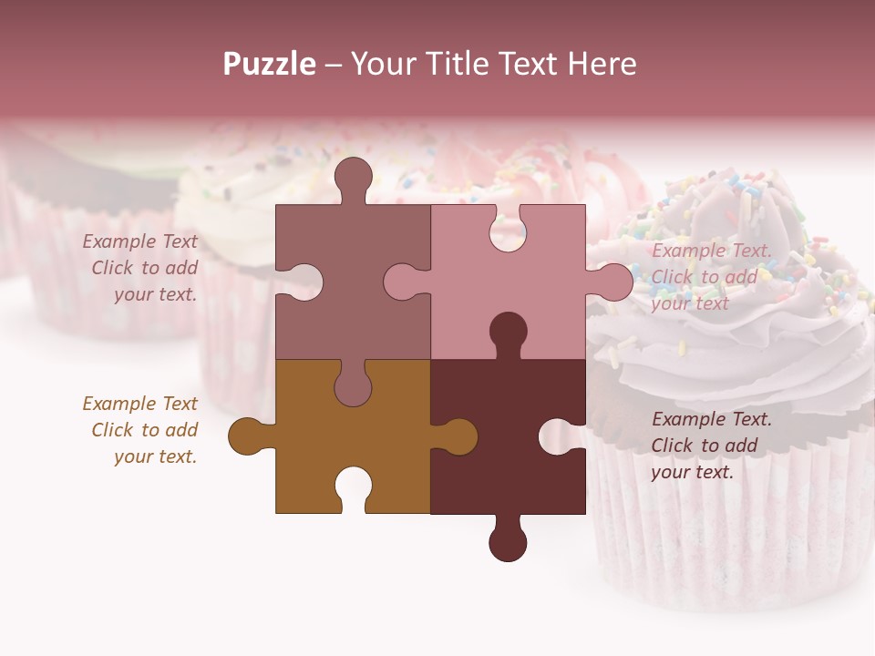 Iced Pastry Lavender PowerPoint Template