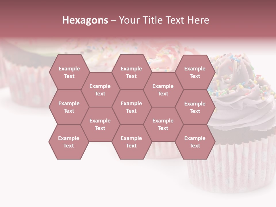 Iced Pastry Lavender PowerPoint Template