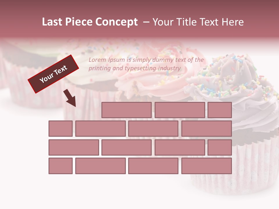 Iced Pastry Lavender PowerPoint Template