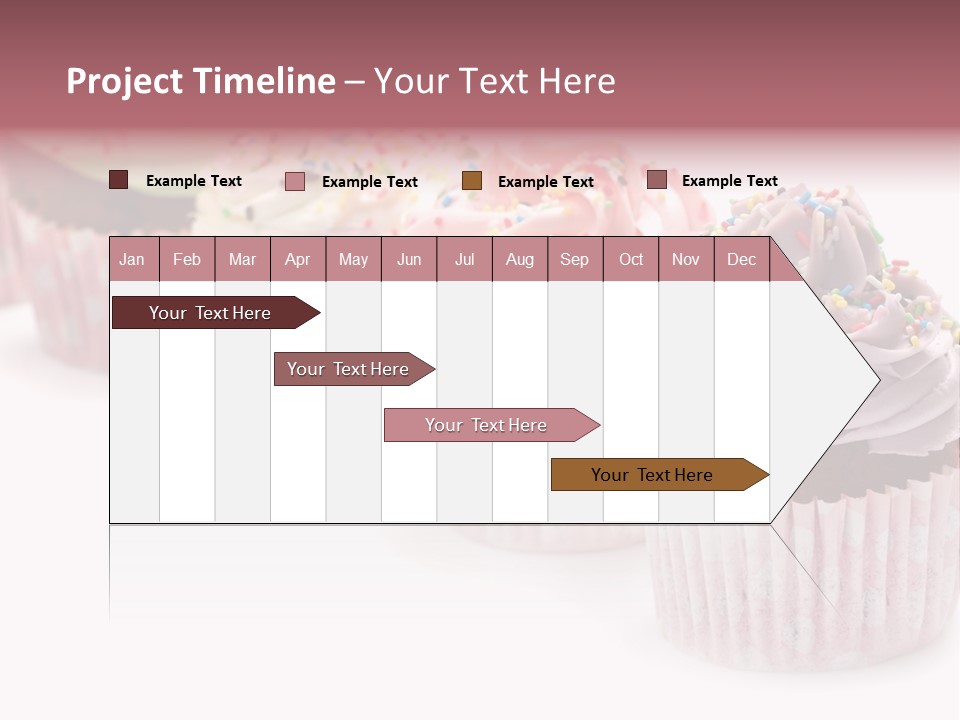 Iced Pastry Lavender PowerPoint Template