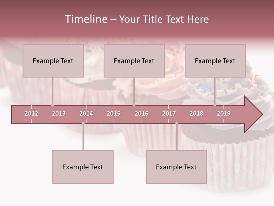 Iced Pastry Lavender PowerPoint Template