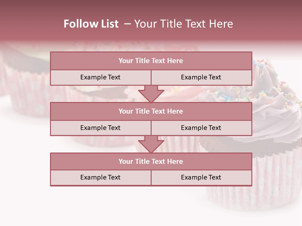 Iced Pastry Lavender PowerPoint Template