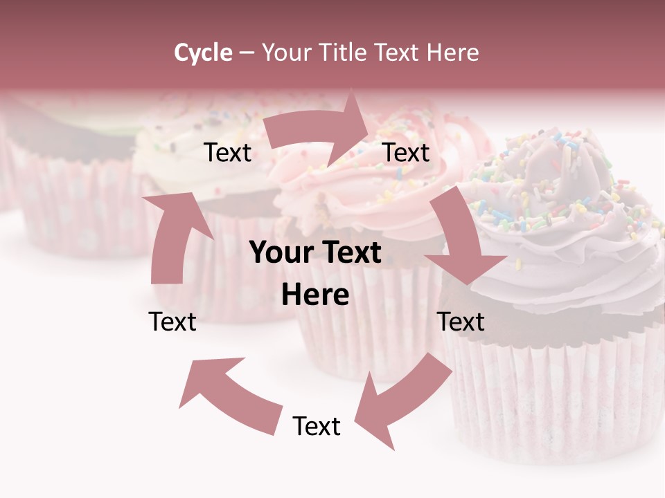 Iced Pastry Lavender PowerPoint Template