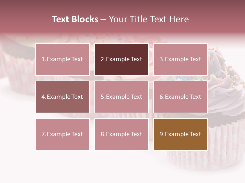 Iced Pastry Lavender PowerPoint Template