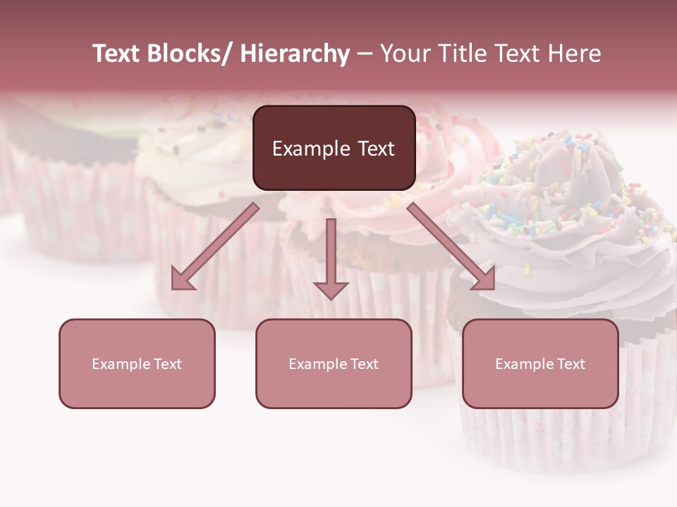 Iced Pastry Lavender PowerPoint Template