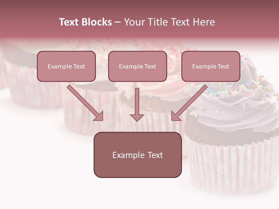 Iced Pastry Lavender PowerPoint Template