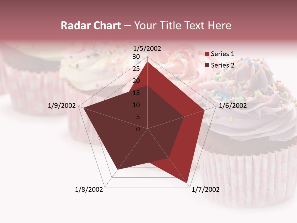 Iced Pastry Lavender PowerPoint Template