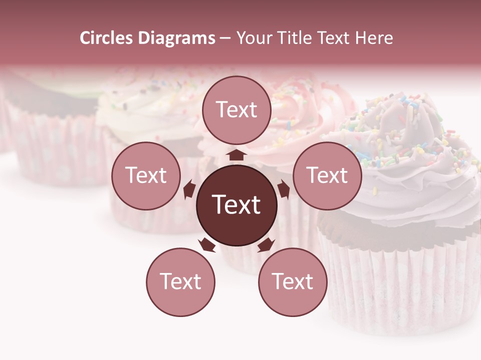 Iced Pastry Lavender PowerPoint Template