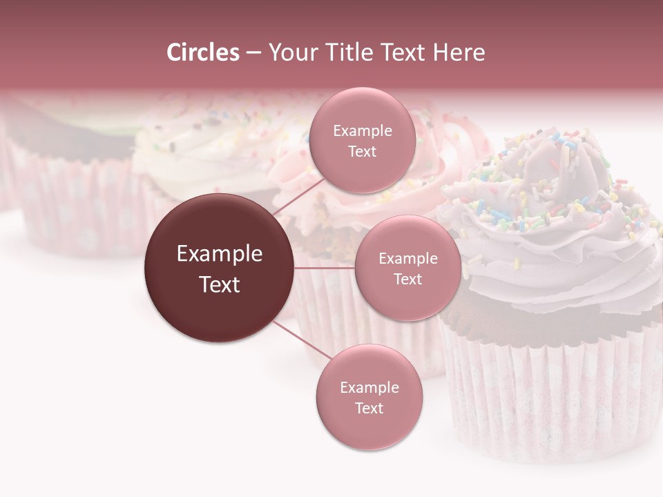 Iced Pastry Lavender PowerPoint Template