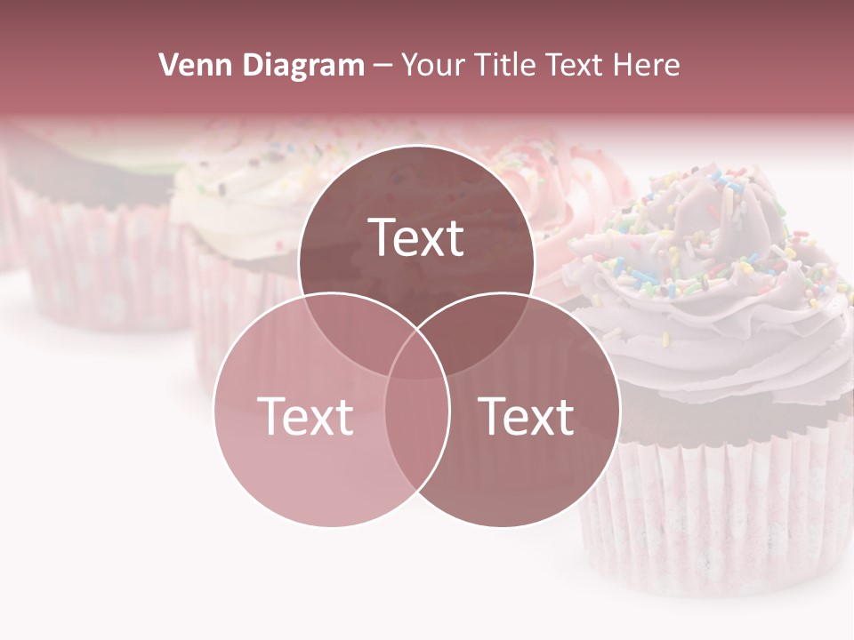 Iced Pastry Lavender PowerPoint Template