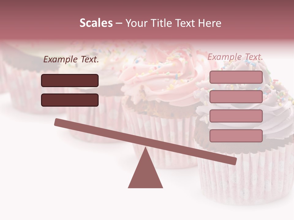 Iced Pastry Lavender PowerPoint Template