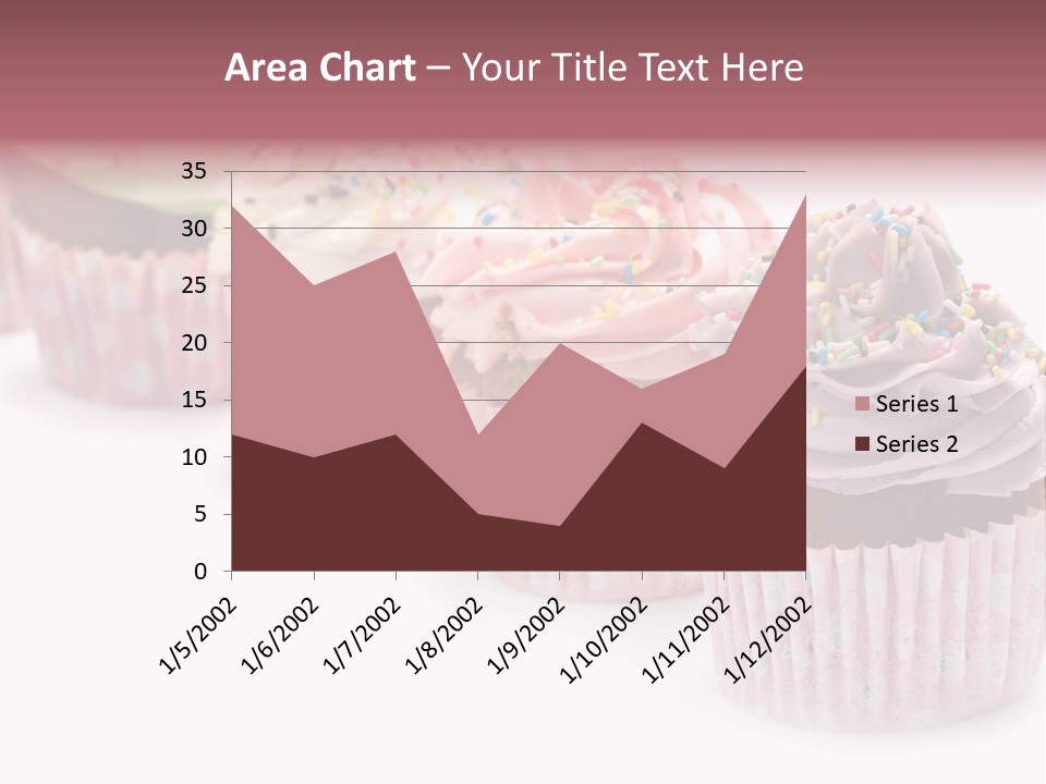 Iced Pastry Lavender PowerPoint Template