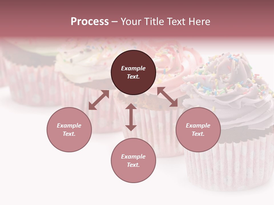 Iced Pastry Lavender PowerPoint Template