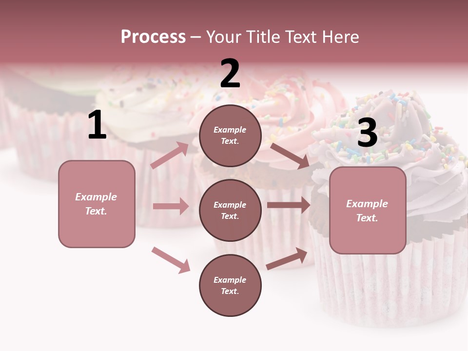 Iced Pastry Lavender PowerPoint Template