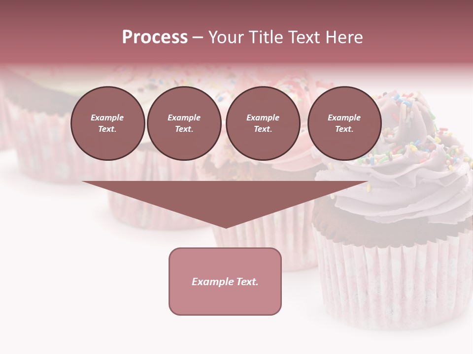 Iced Pastry Lavender PowerPoint Template